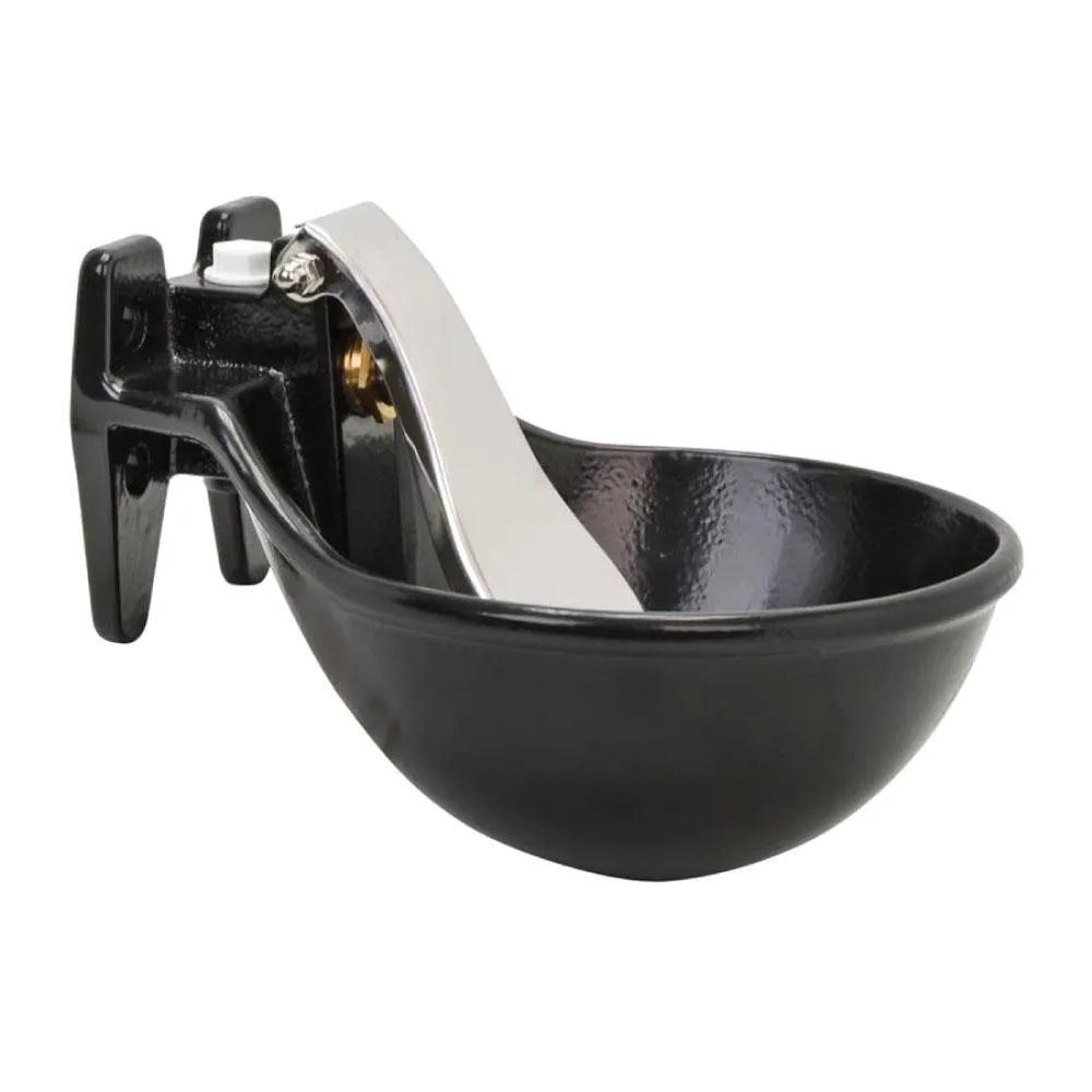 21.5cm Cast Iron Automatic Water Bowl, Stainless Steel Tongue