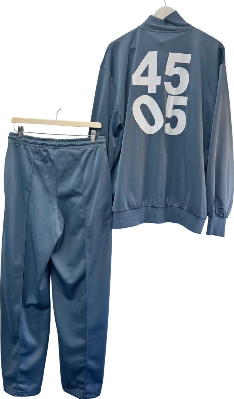 ASOS 4505 Oversized Training Set In Slate Blue Wash UK L