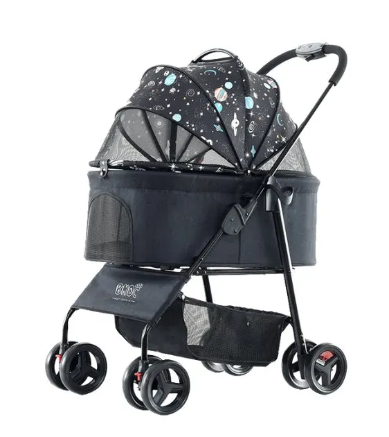 BNDC 107 Pram & Stroller For Dogs & Cats (Sky)