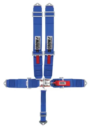 Crow 5-Way Standard 3" Latch & Link Harness - Blue