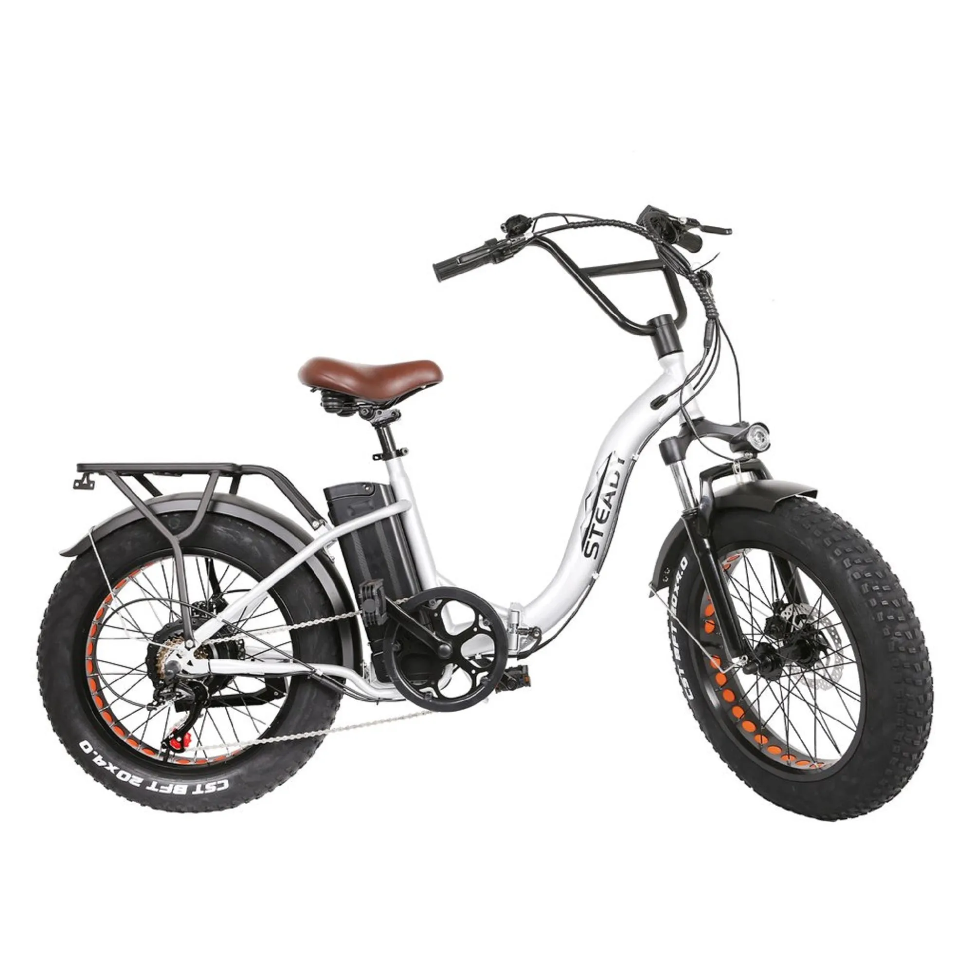 Nakto 500W Ox Folding Fat Tire Electric Bike